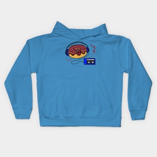 Donut Frenzy! (Chocolate) Kids Hoodie